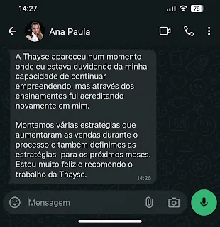 Depoimento de Ana Paula